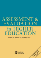 Cover of Assessment and Evaluation in Higher Education