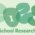 iSchool Research Day 2025. 2025 is in bubble numbers, with varying shades of green and overlapping opacities.